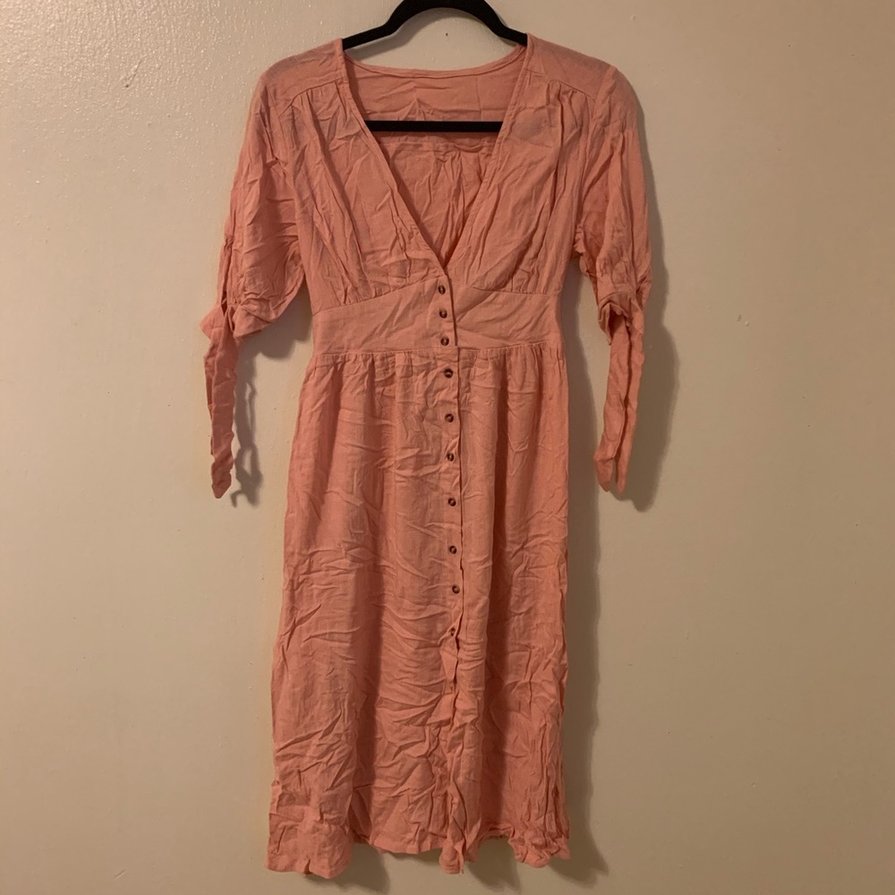 Pink Midi Dress
